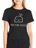 Need More Snooze Black Graphic T-Shirt