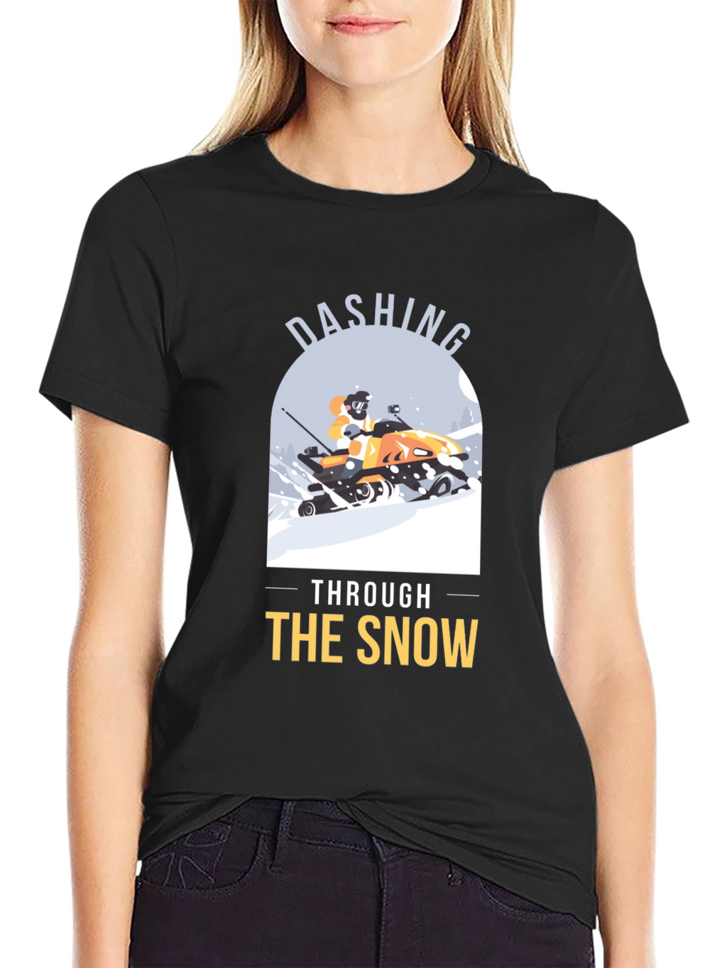 Dashing Through the Snow Graphic Tee