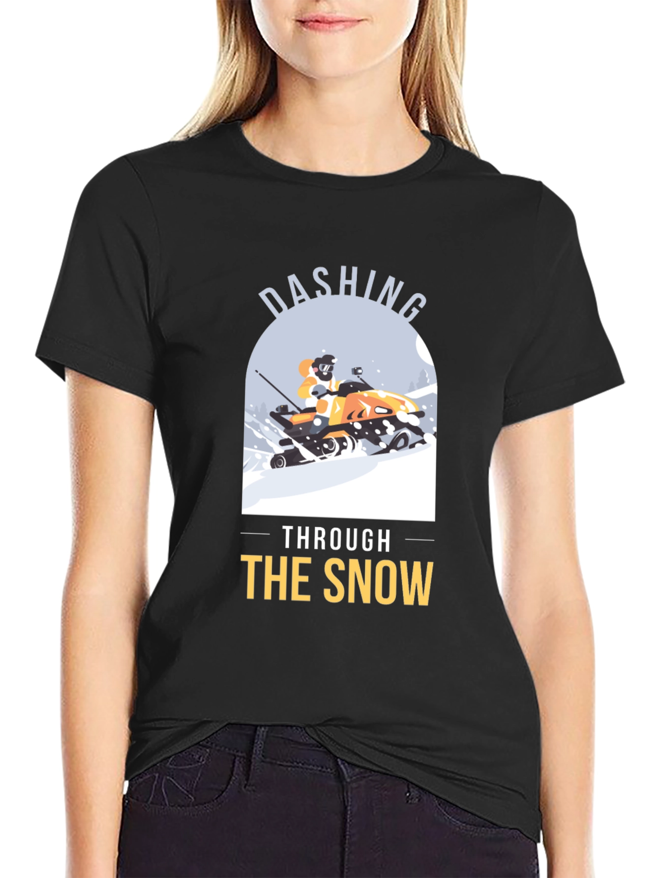Dashing Through the Snow Graphic Tee
