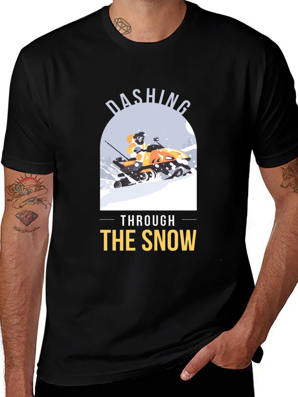 Dashing Through the Snow Graphic Tee