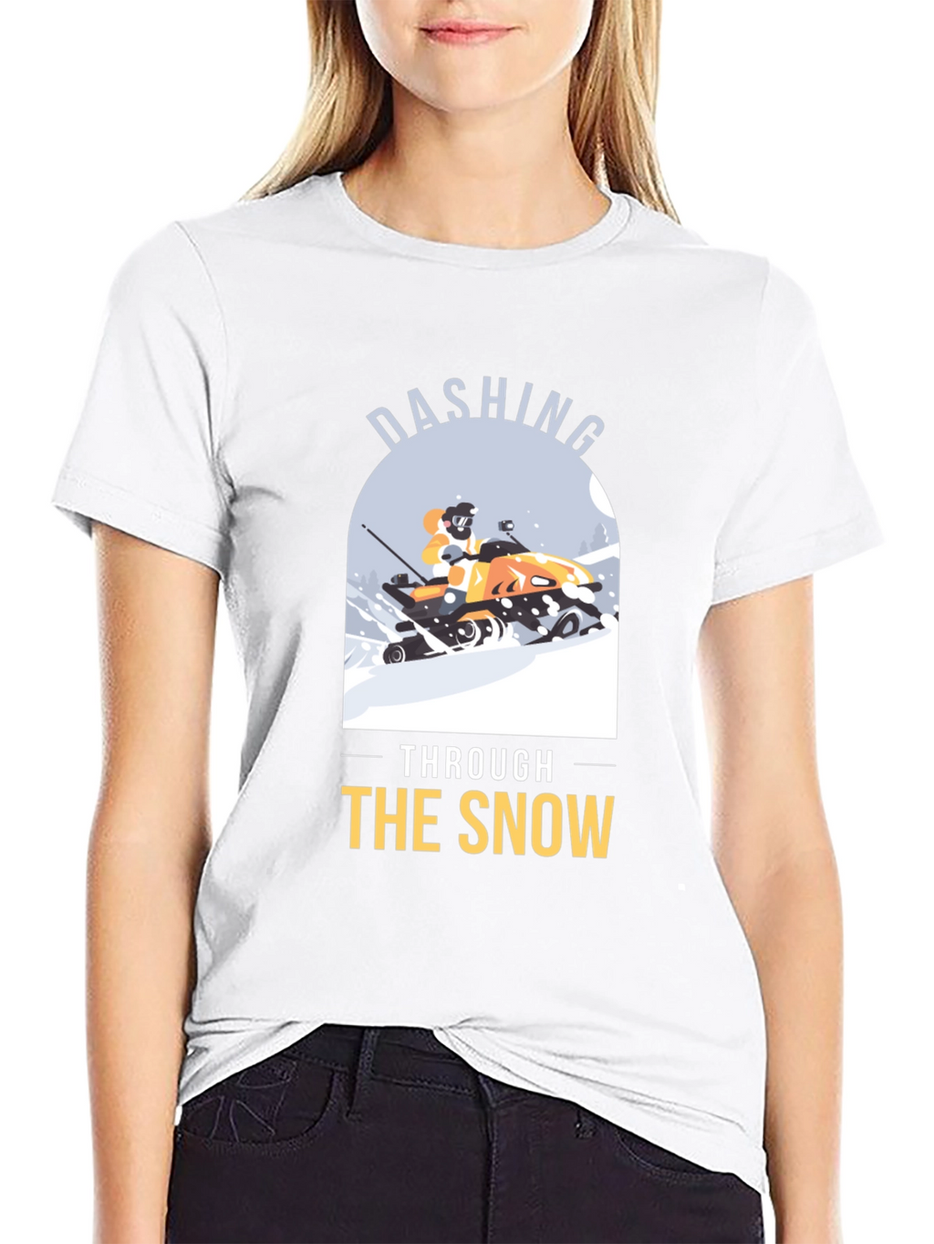 Dashing Through the Snow Graphic Tee