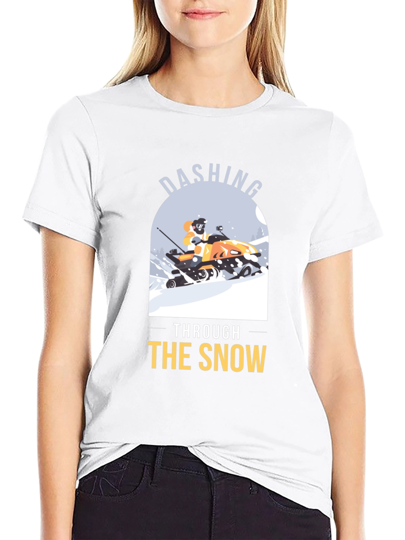 Dashing Through the Snow Graphic Tee