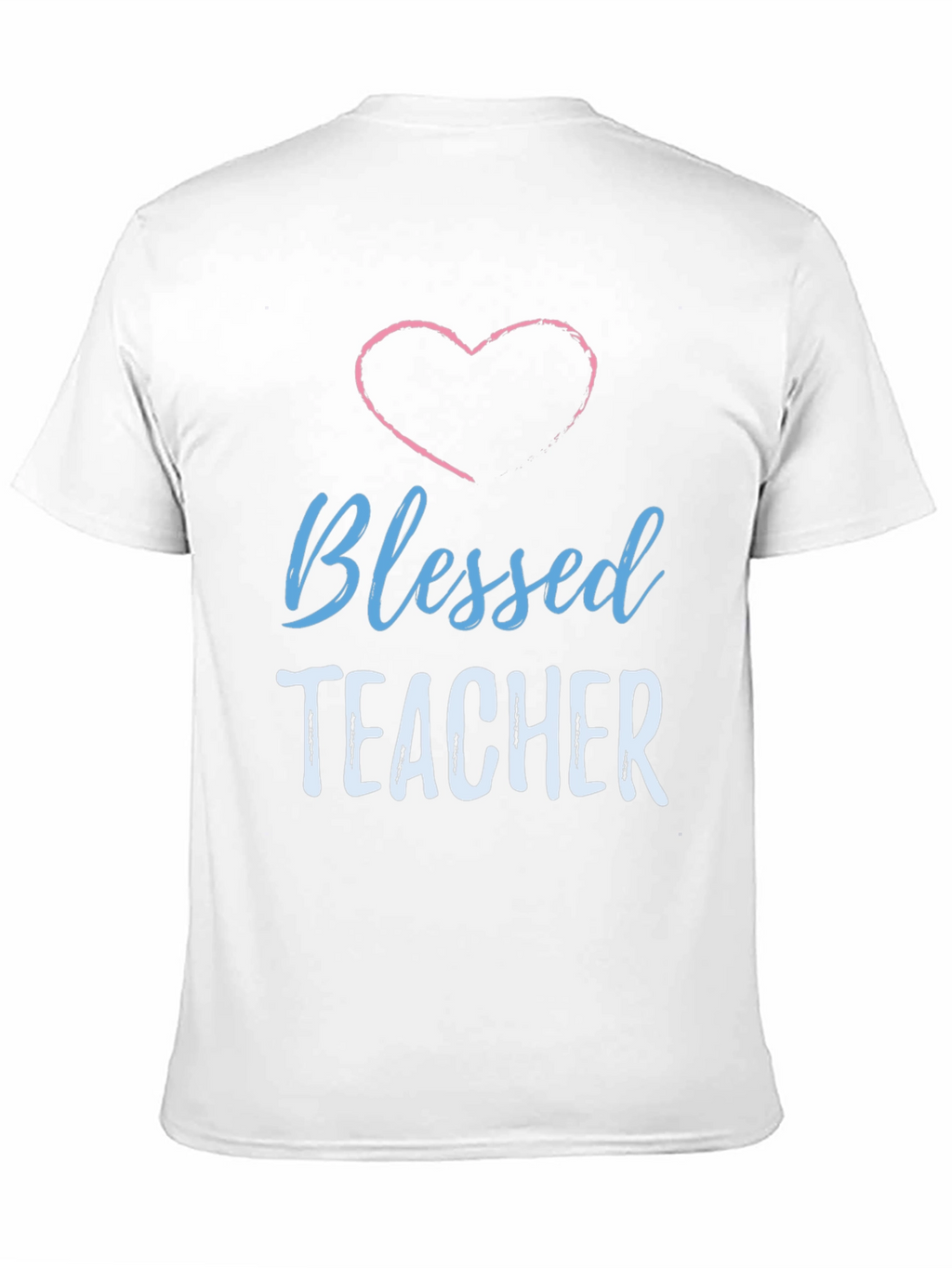 Blessed Teacher Heart Graphic T-Shirt