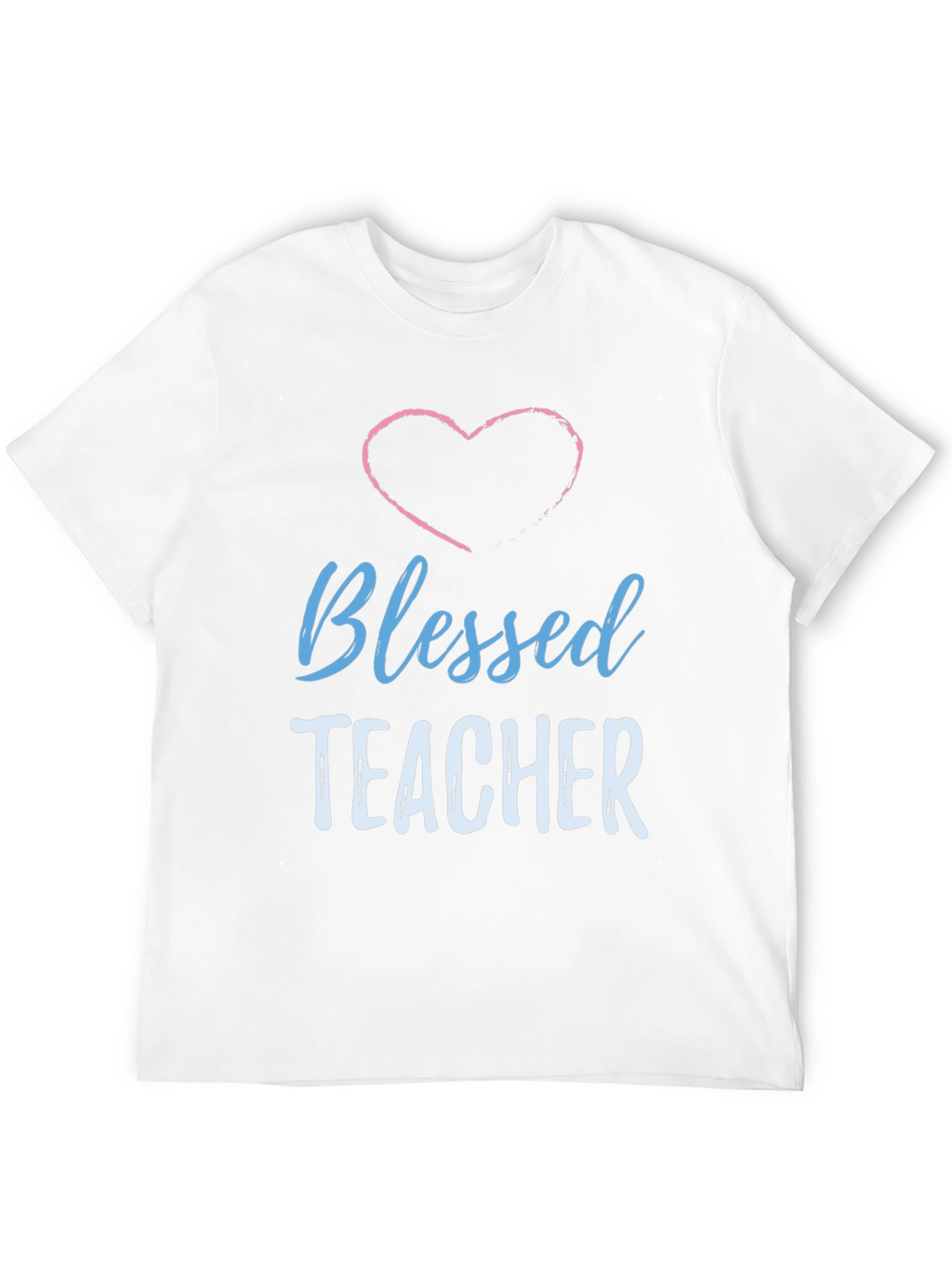 Blessed Teacher Heart Graphic T-Shirt