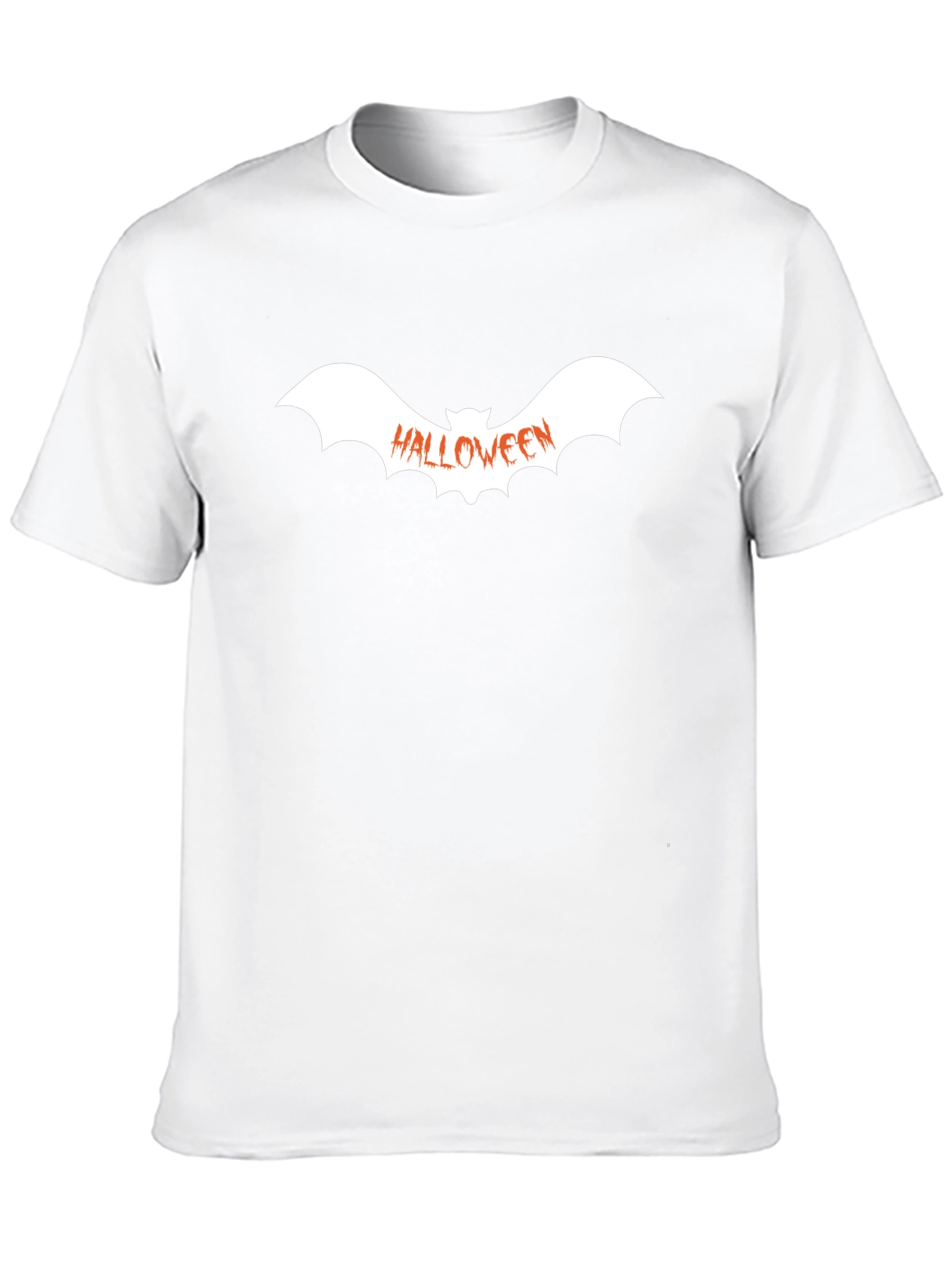 Halloween Bat Graphic Tee - Spooky Season Shirt