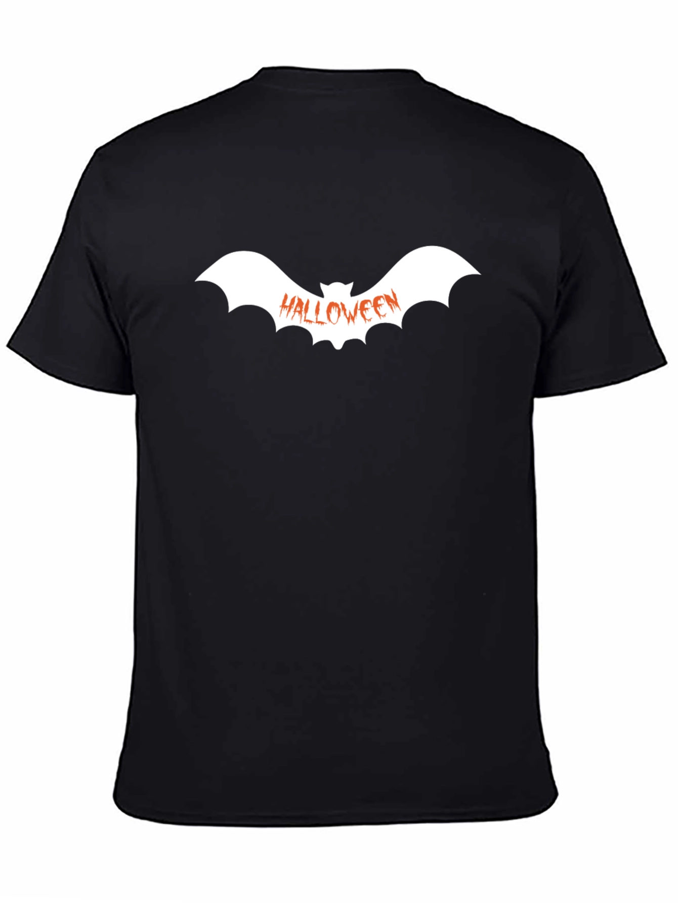 Halloween Bat Graphic Tee - Spooky Season Shirt