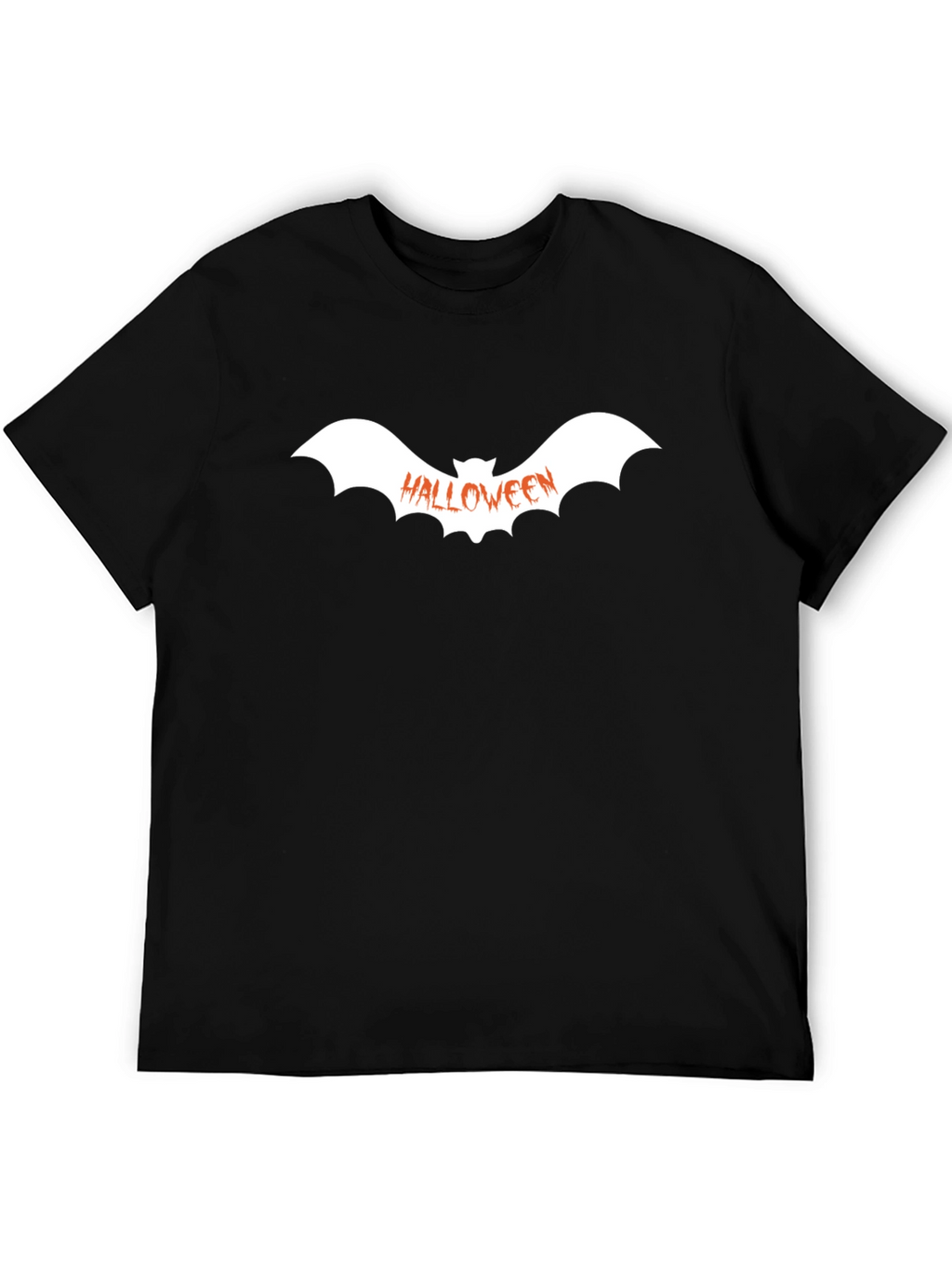 Halloween Bat Graphic Tee - Spooky Season Shirt