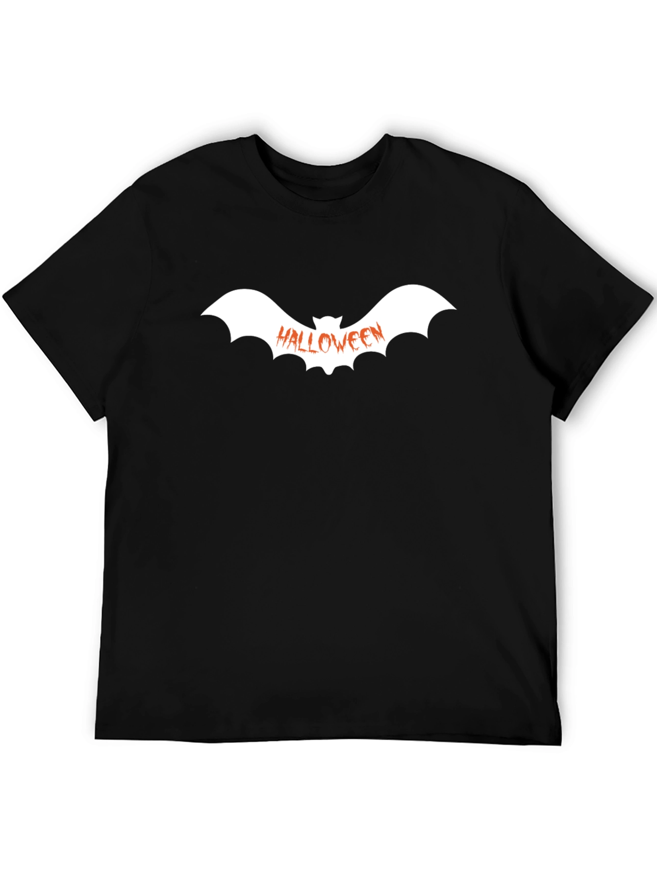 Halloween Bat Graphic Tee - Spooky Season Shirt