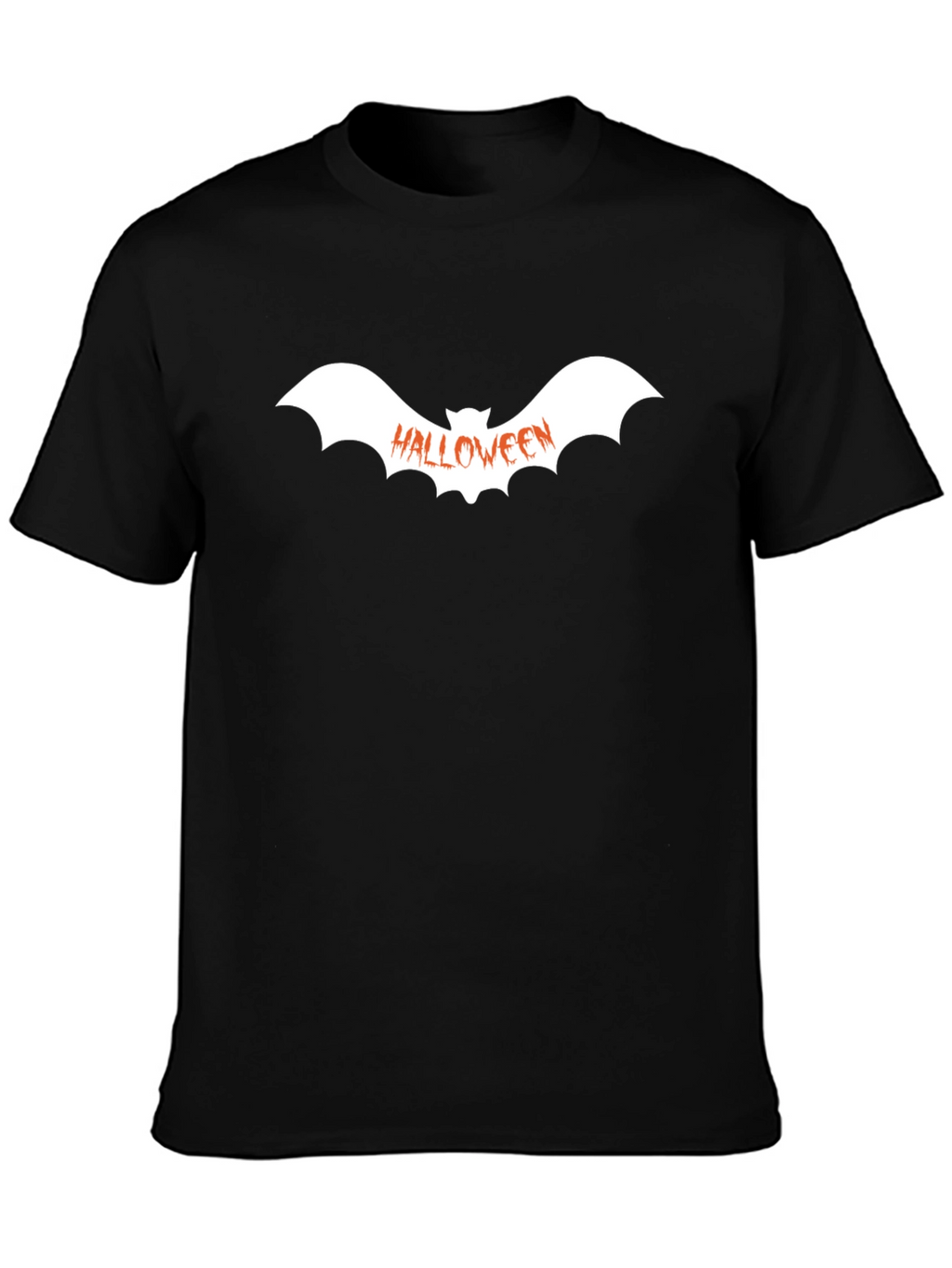 Halloween Bat Graphic Tee - Spooky Season Shirt