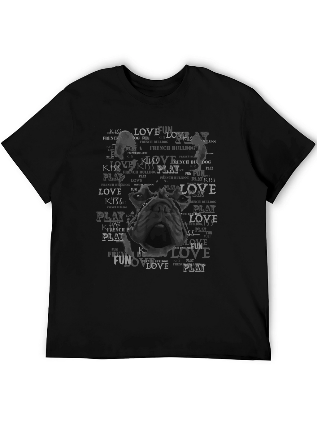 French Bulldog Love Kiss Play T-Shirt