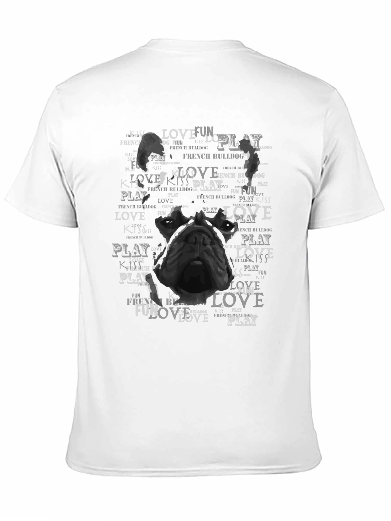 French Bulldog Love Kiss Play T-Shirt