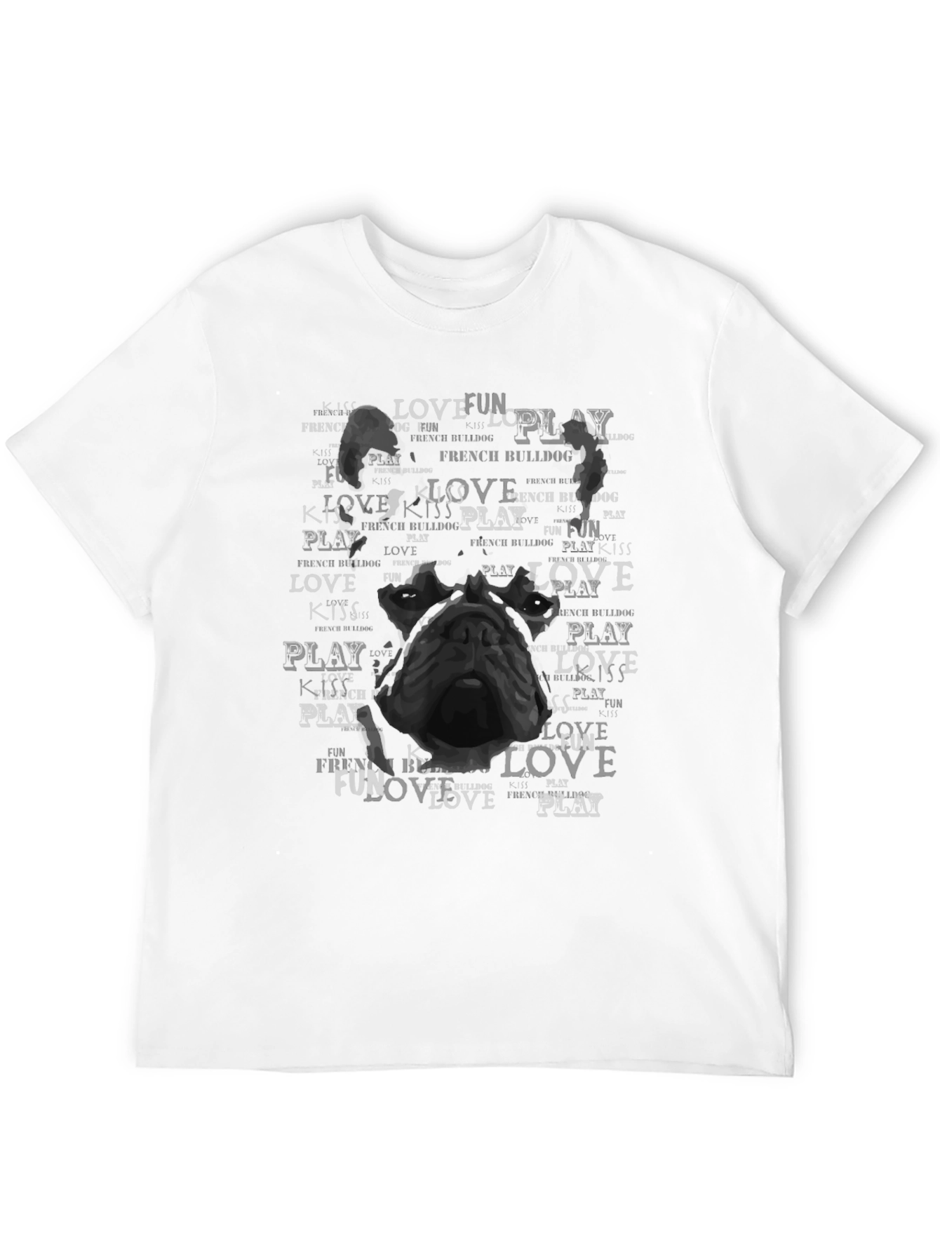 French Bulldog Love Kiss Play T-Shirt