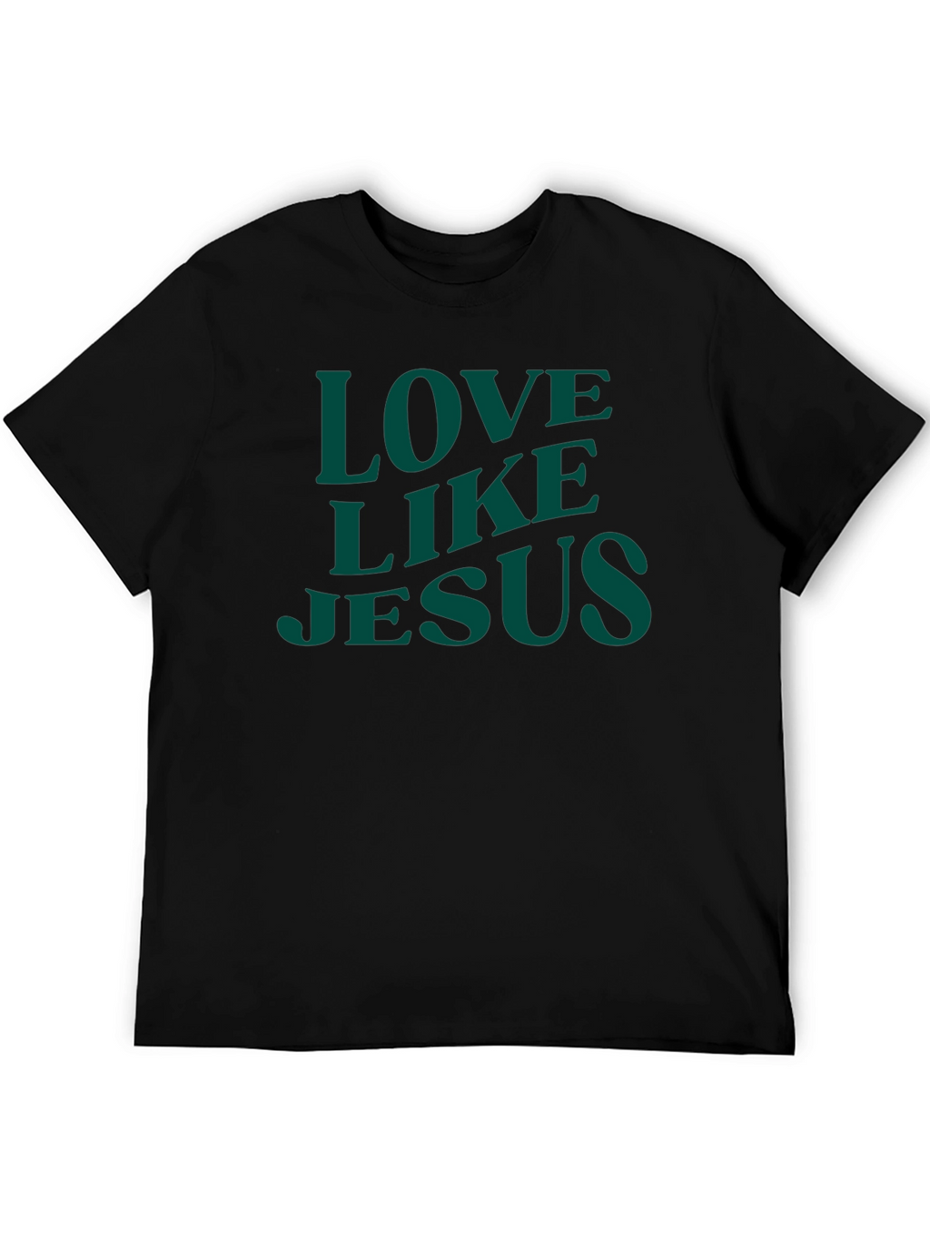 Love Like Jesus Graphic T-Shirt - Black