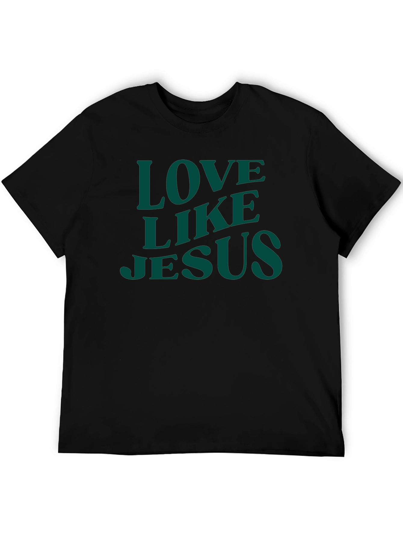 Love Like Jesus Graphic T-Shirt - Black