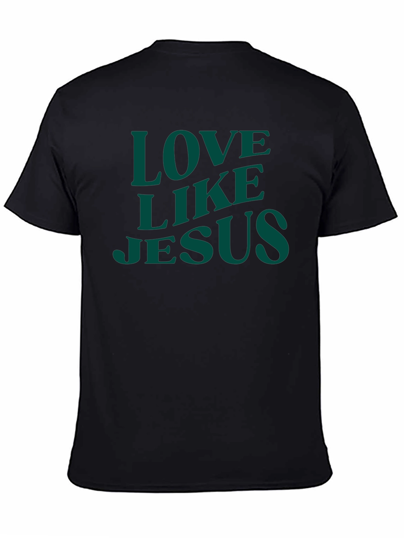 Love Like Jesus Graphic T-Shirt - Black