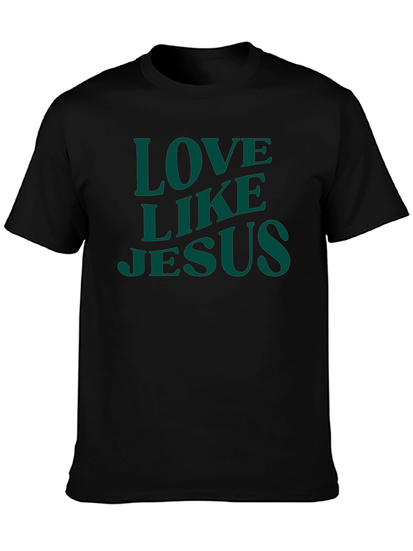 Love Like Jesus Graphic T-Shirt - Black