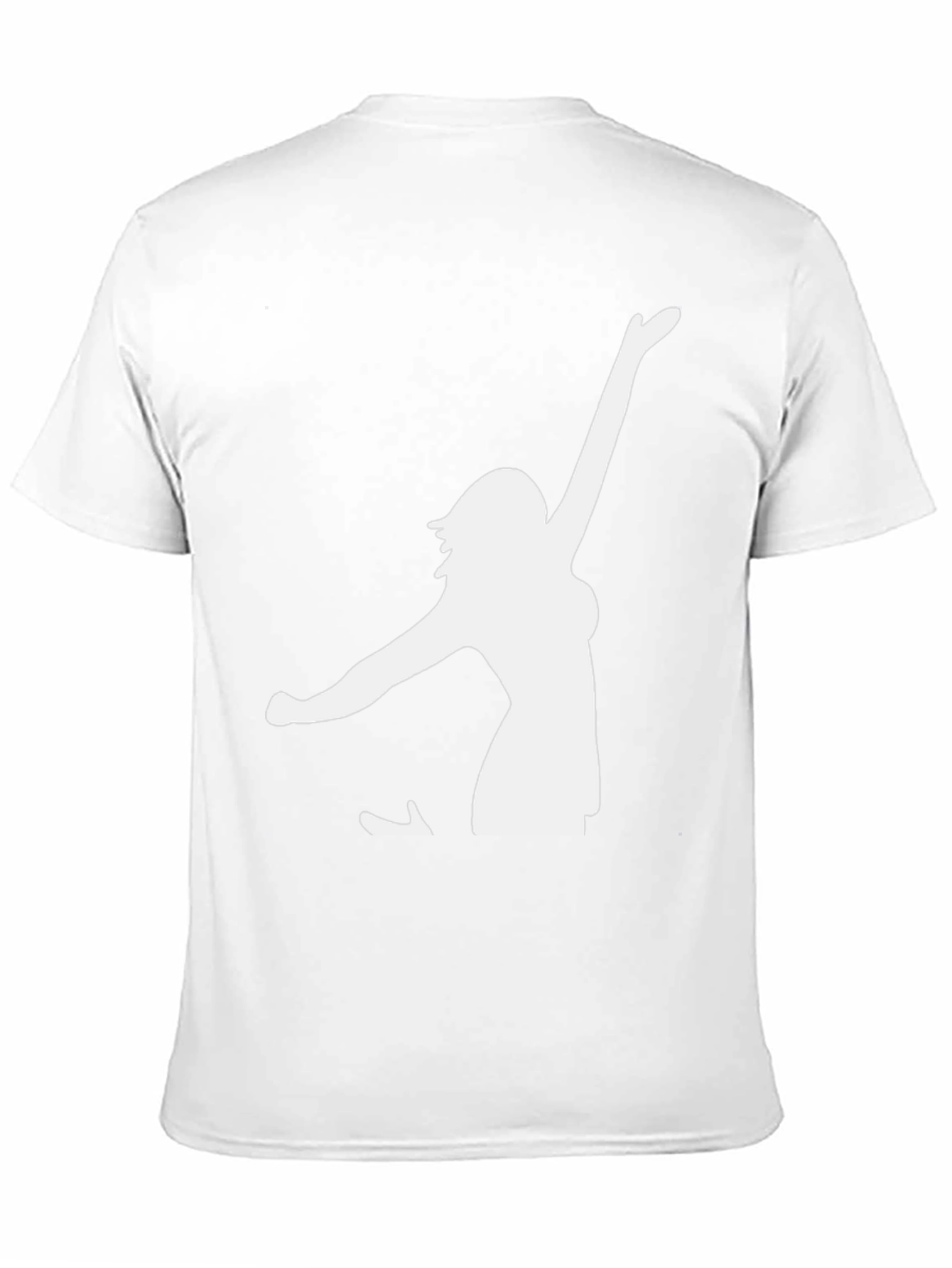 Black T-Shirt with Dancer Silhouette