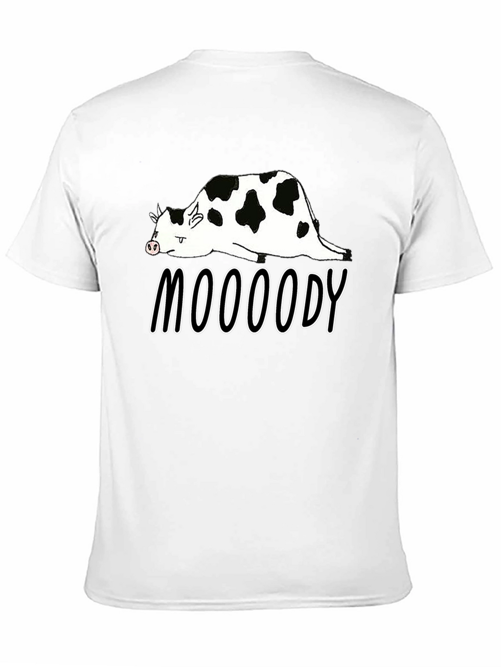 Mooooody Cow Graphic Tee - Funny Animal Shirt