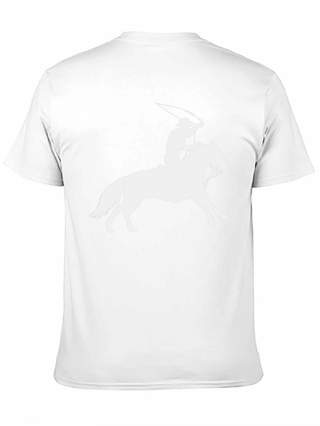 Cowboy Lasso Horse Black T-Shirt