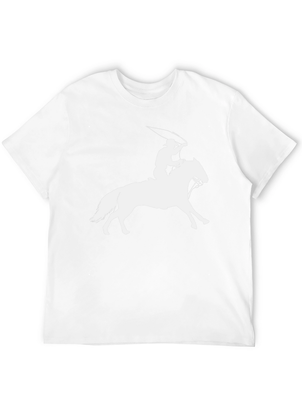 Cowboy Lasso Horse Black T-Shirt
