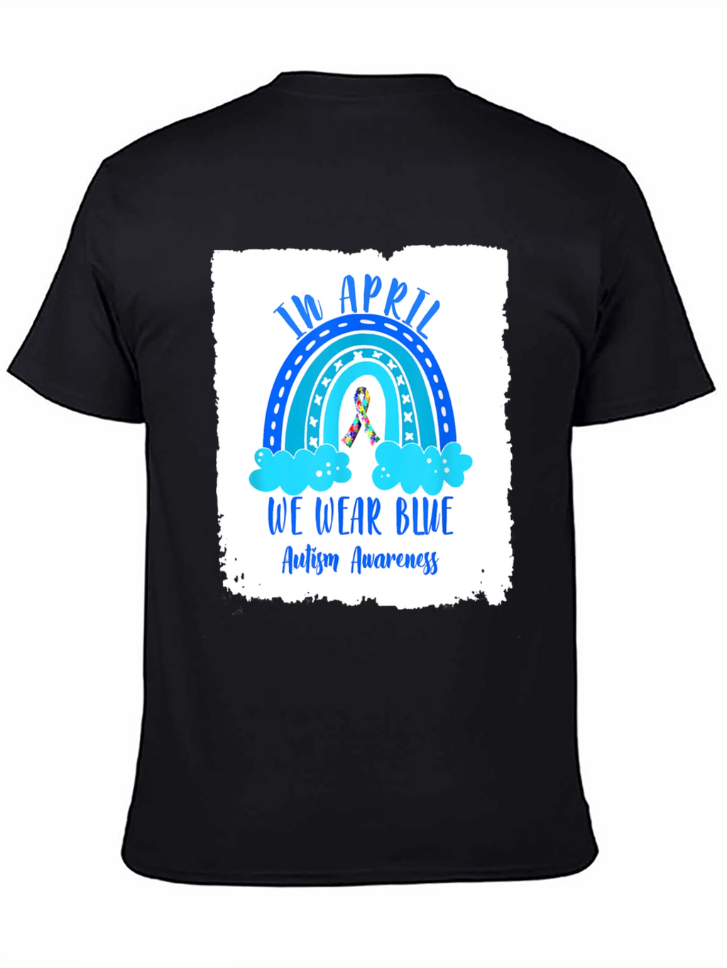 Autism Awareness T-Shirt - In April We Wear Blue