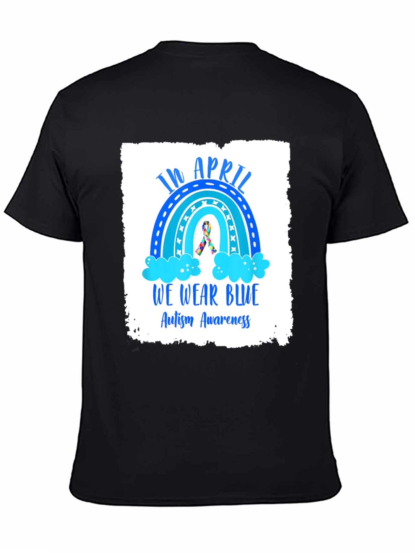 Autism Awareness T-Shirt - In April We Wear Blue