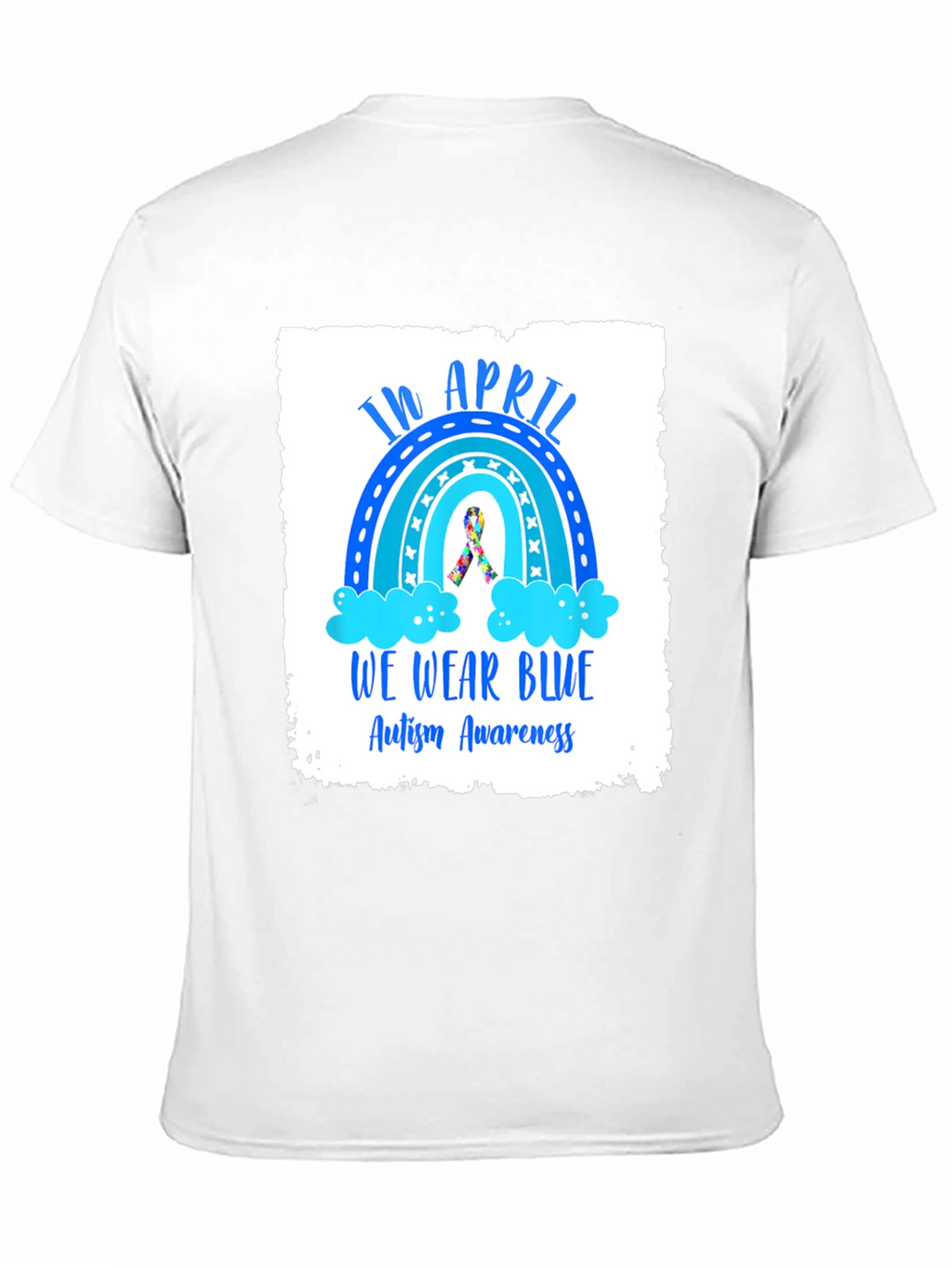 Autism Awareness T-Shirt - In April We Wear Blue