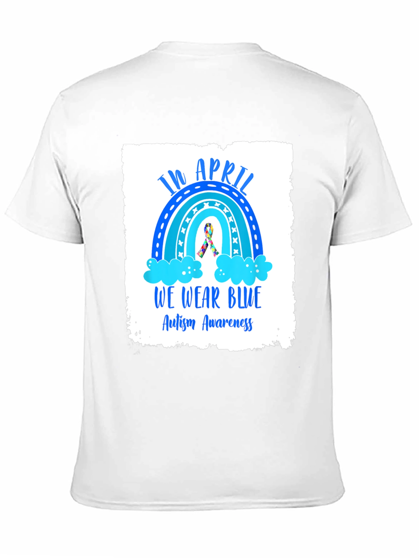 Autism Awareness T-Shirt - In April We Wear Blue
