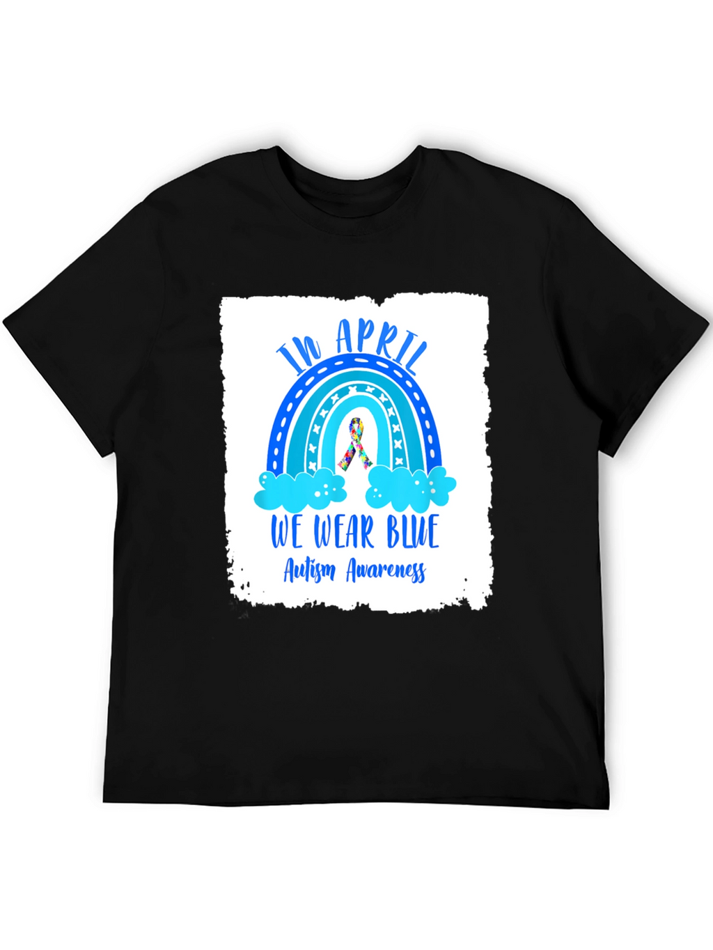 Autism Awareness T-Shirt - In April We Wear Blue