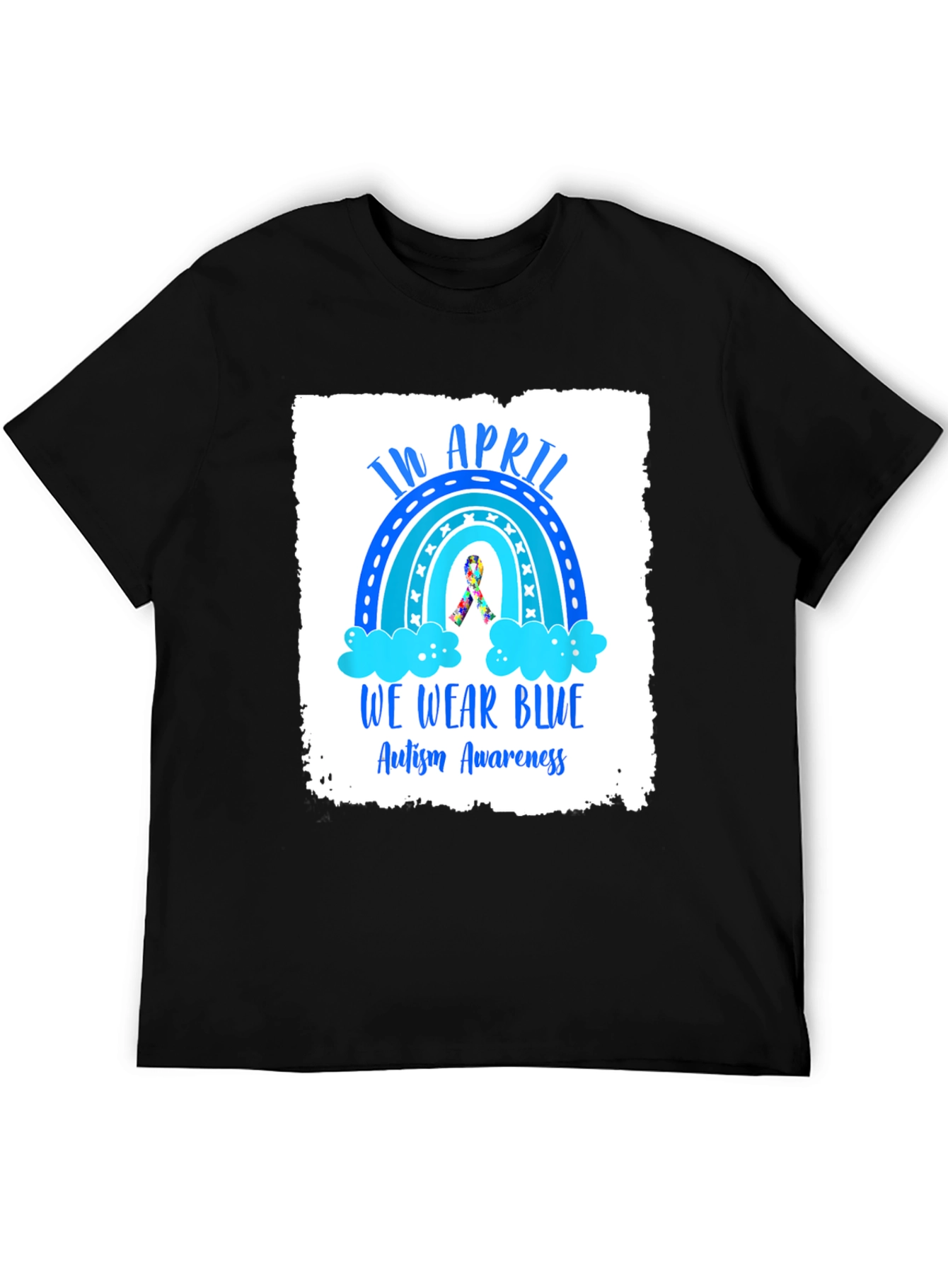 Autism Awareness T-Shirt - In April We Wear Blue