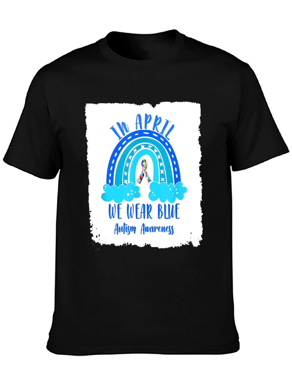 Autism Awareness T-Shirt - In April We Wear Blue