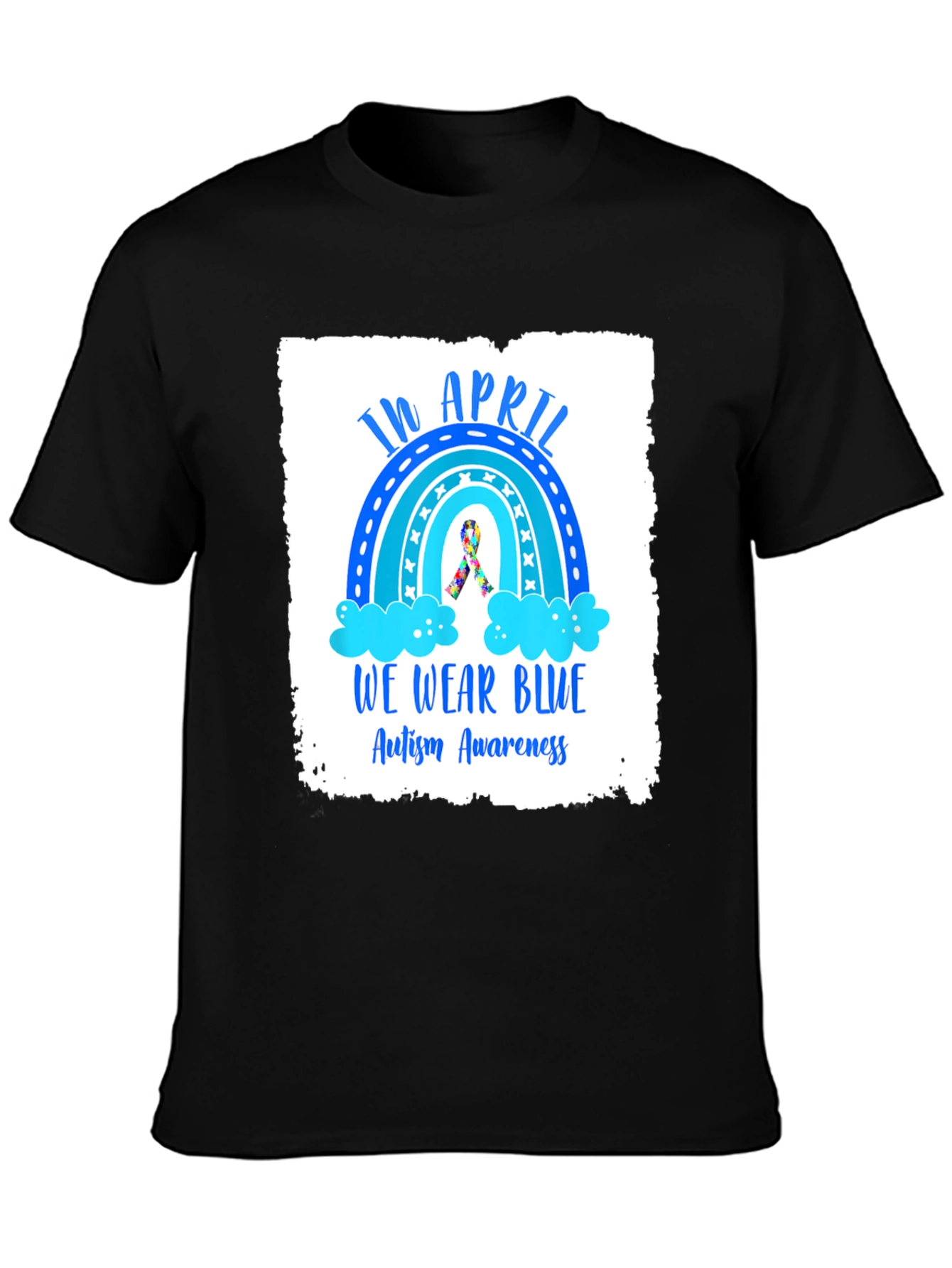 Autism Awareness T-Shirt - In April We Wear Blue