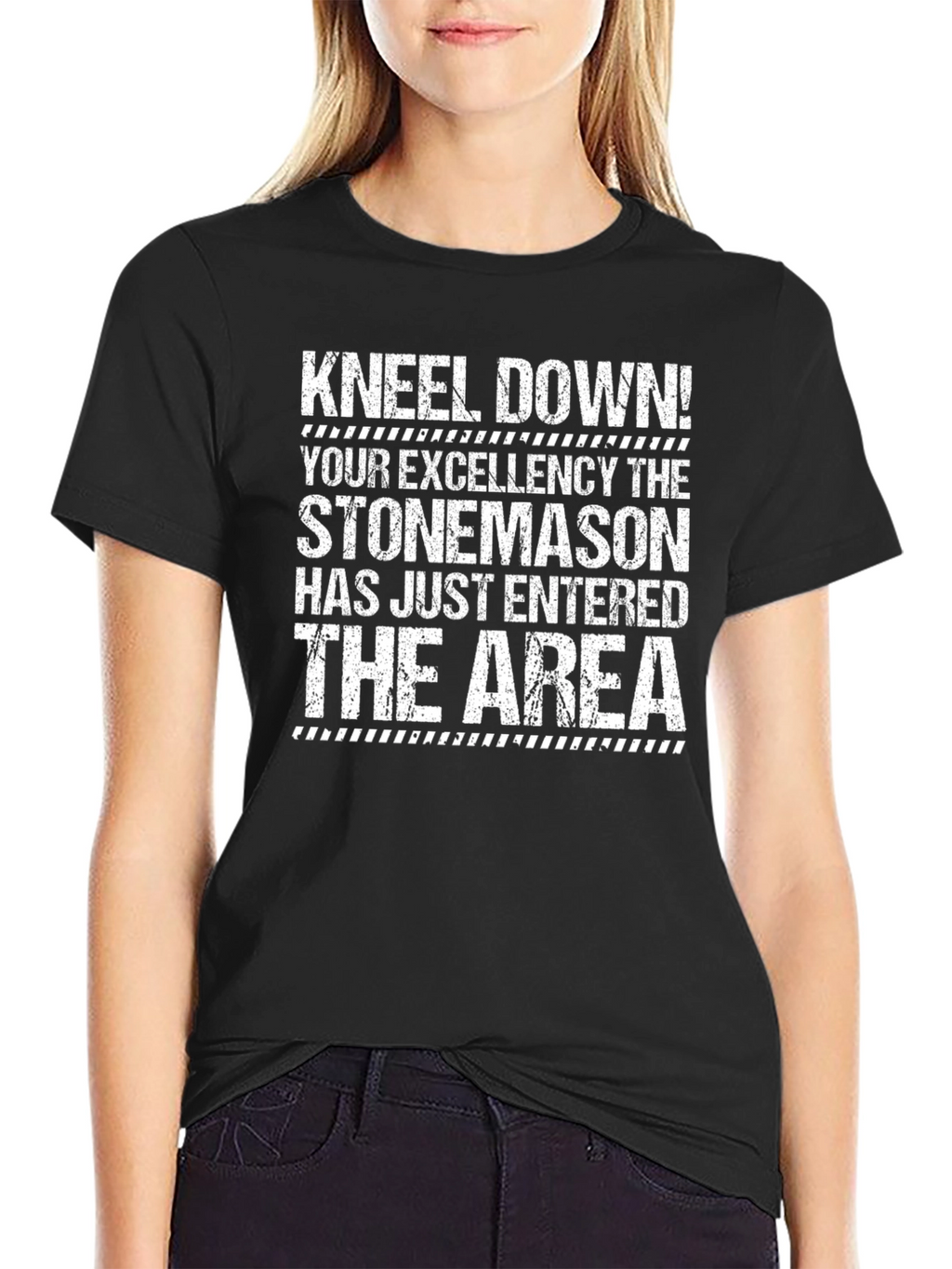 Kneel Down Stonemason Graphic Tee