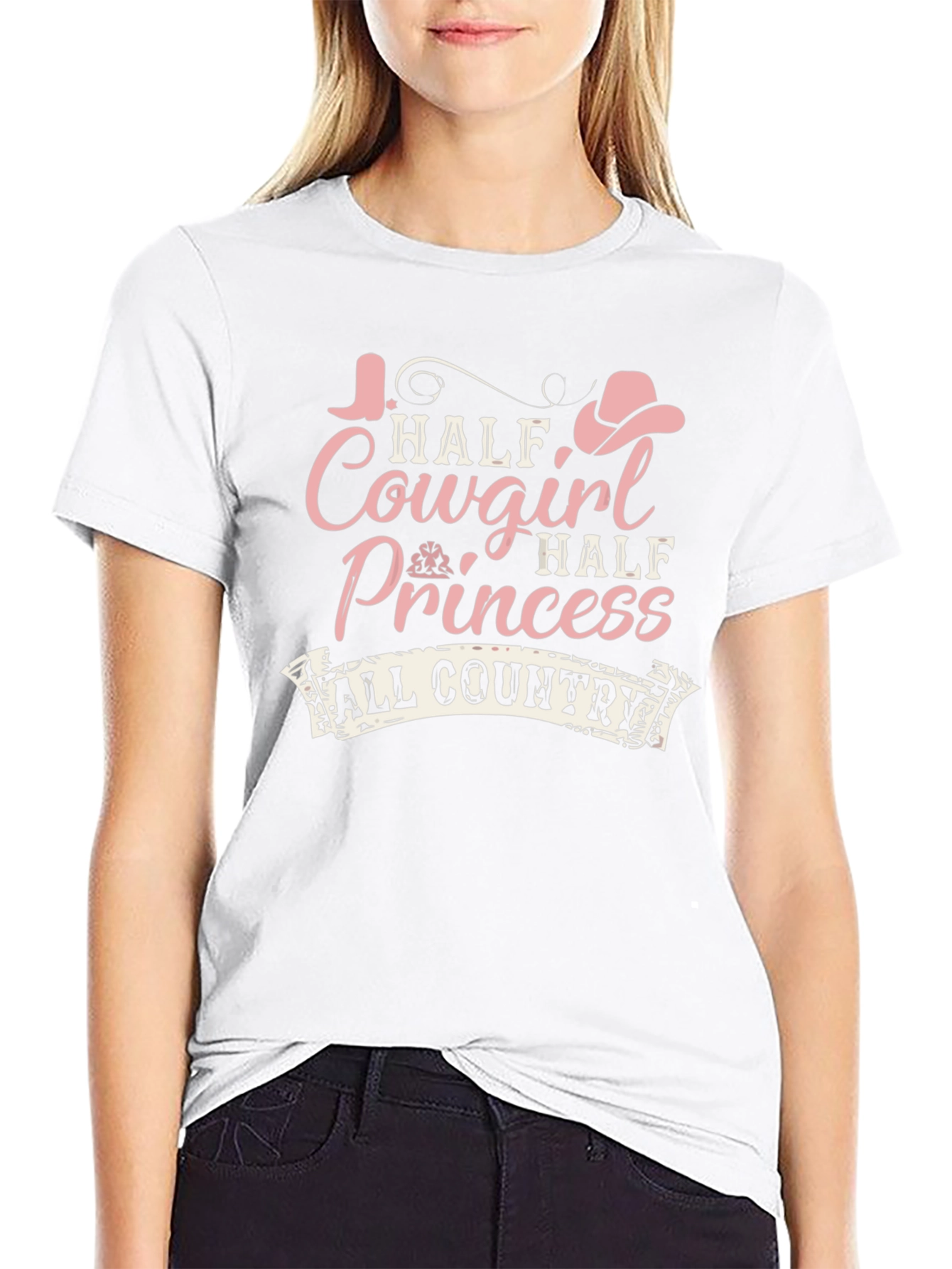 Half Cowgirl Half Princess Tee - All Country