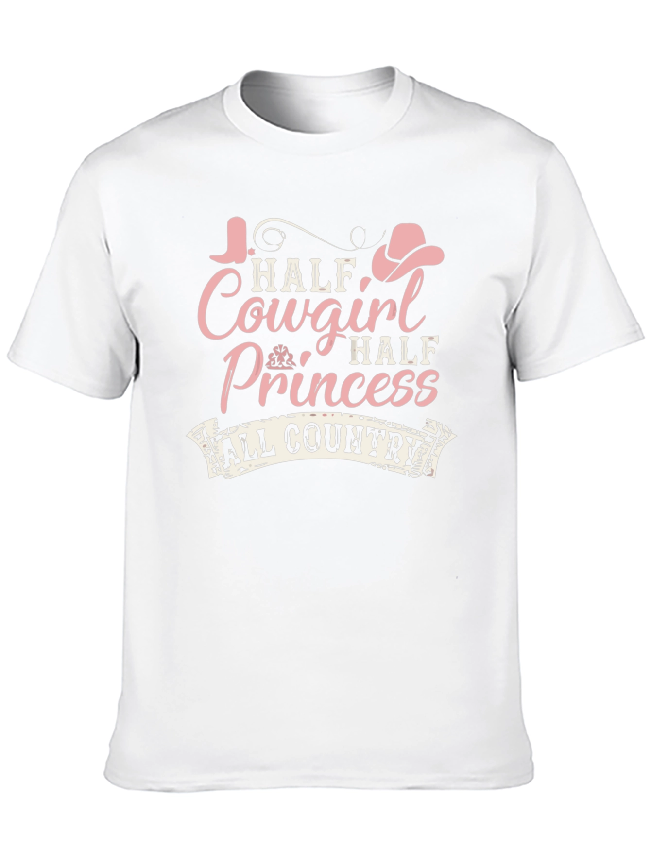 Half Cowgirl Half Princess Tee - All Country