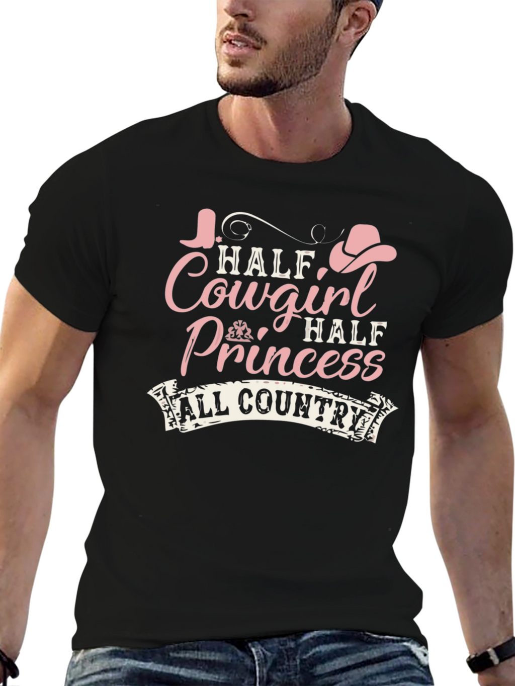 Half Cowgirl Half Princess Tee - All Country