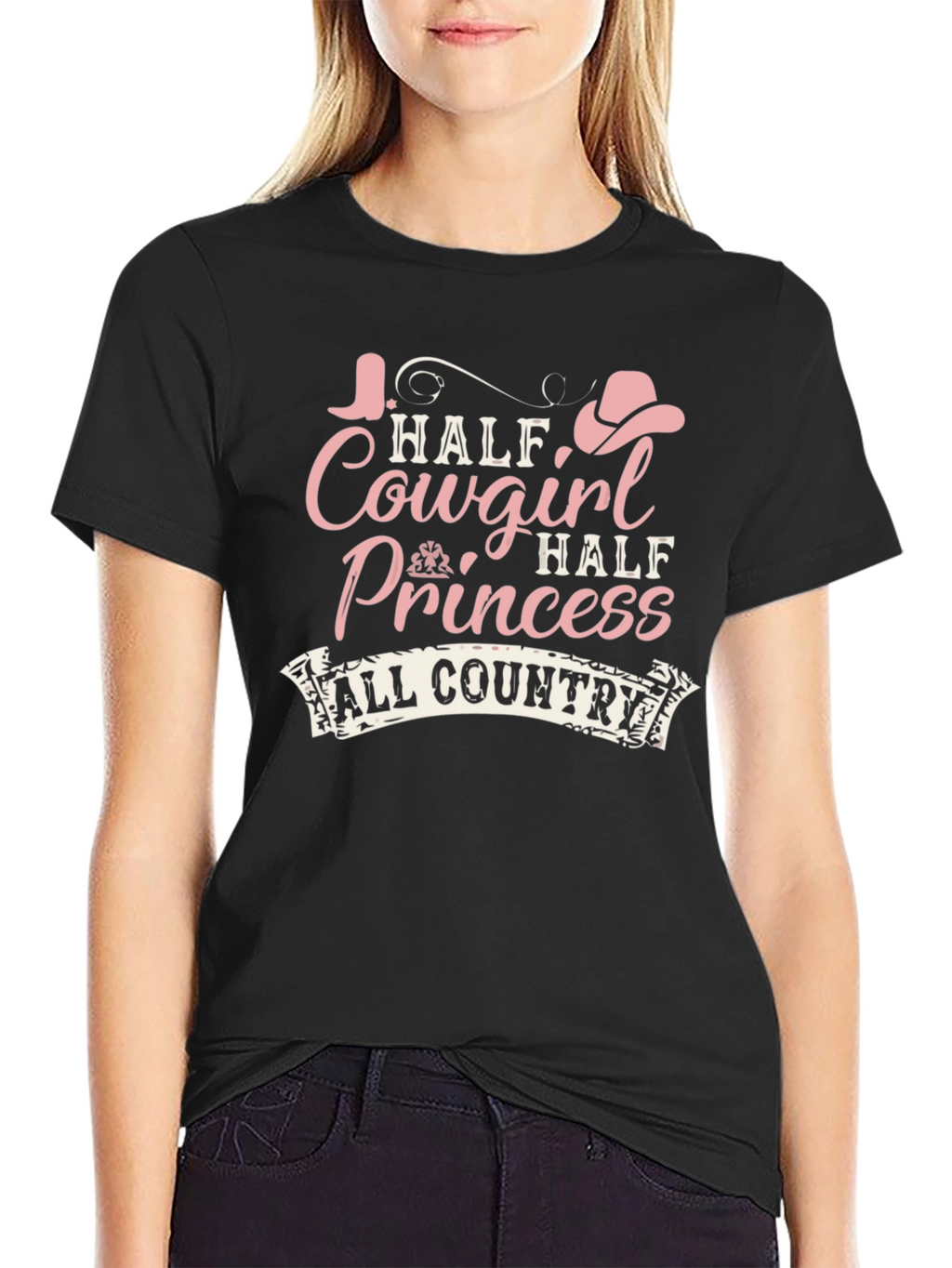 Half Cowgirl Half Princess Tee - All Country