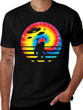 Bigfoot UFO Tie-Dye Graphic Tee