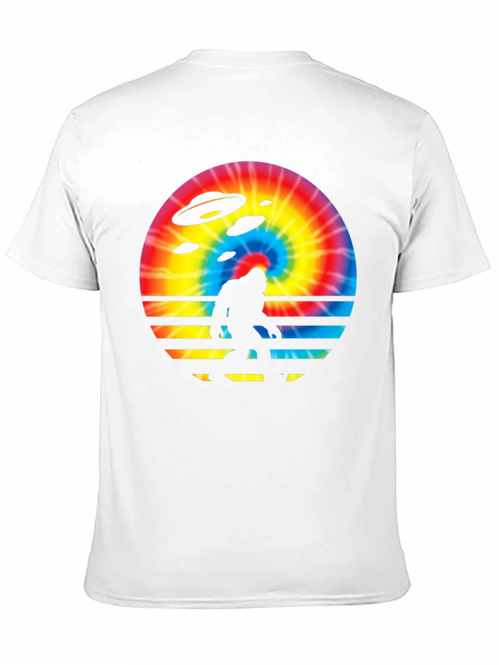 Bigfoot UFO Tie-Dye Graphic Tee