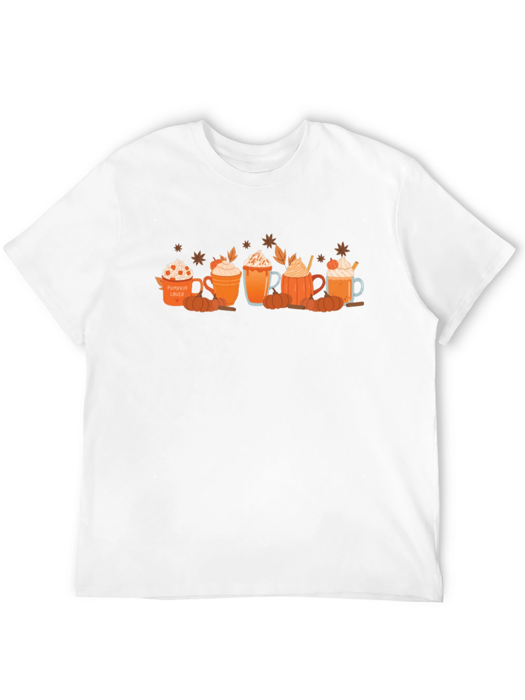 Pumpkin Spice Latte Lover T-Shirt Fall Coffee Tee