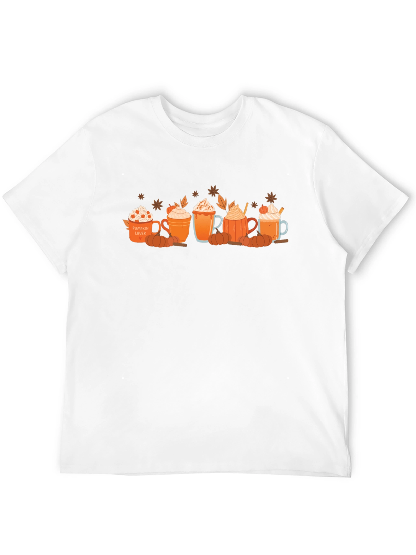 Pumpkin Spice Latte Lover T-Shirt Fall Coffee Tee