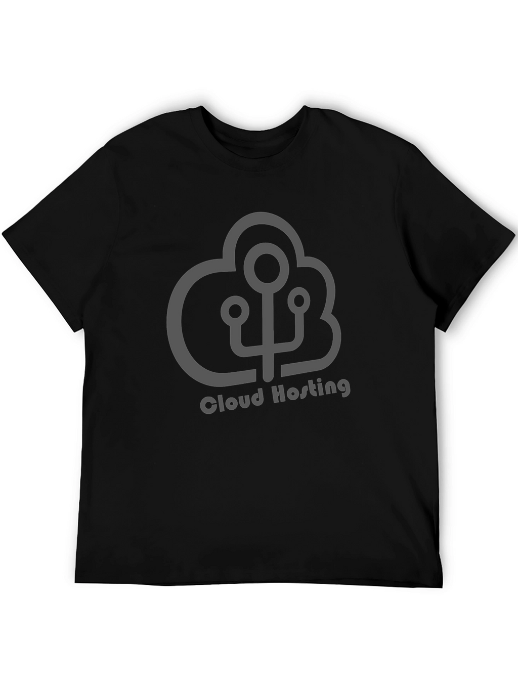 Cloud Hosting Black T-Shirt