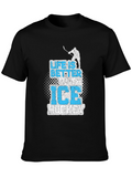 Life is Better with Ice Hockey Graphic T-Shirt
