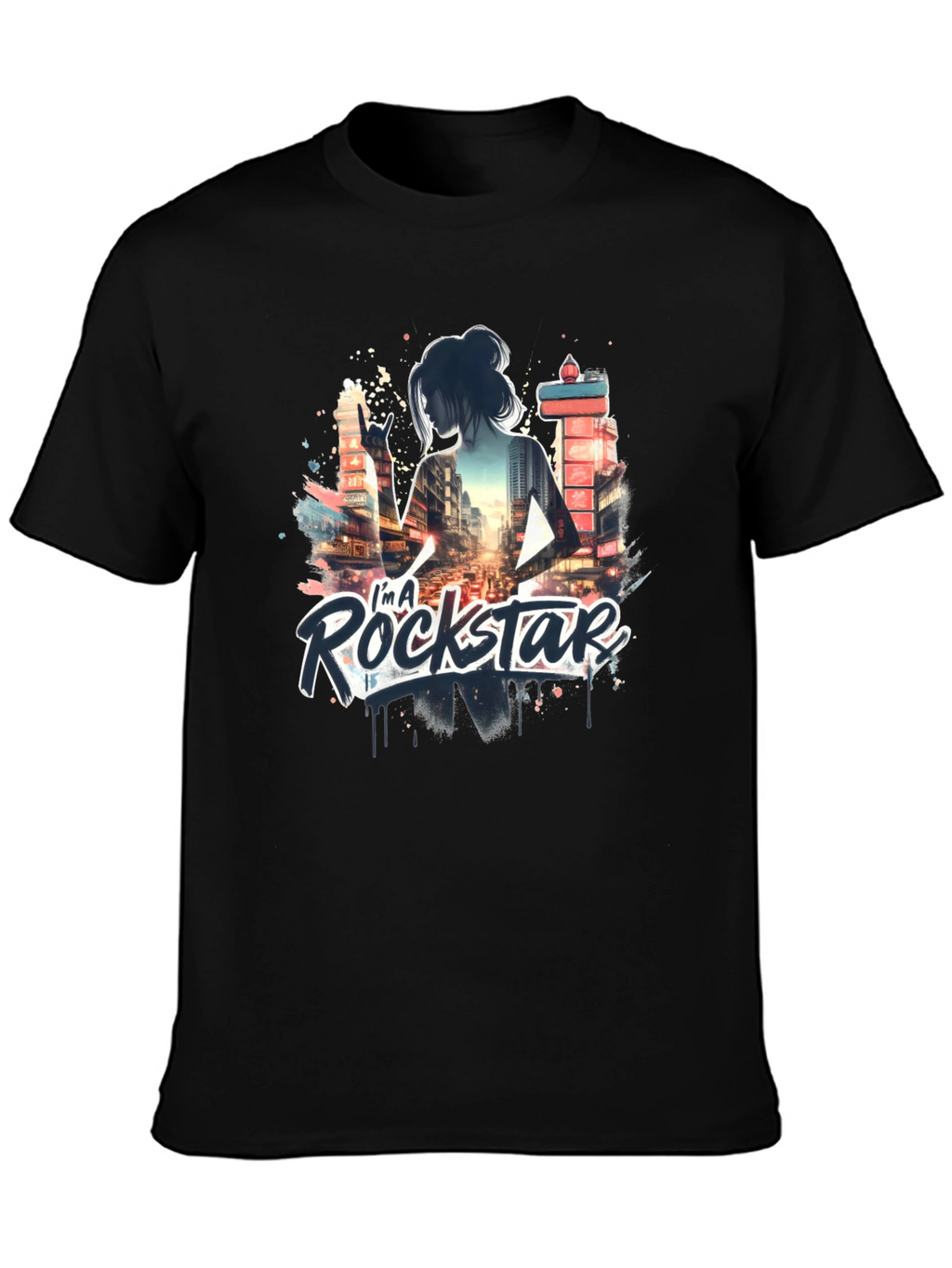 Im a Rockstar Black T-Shirt