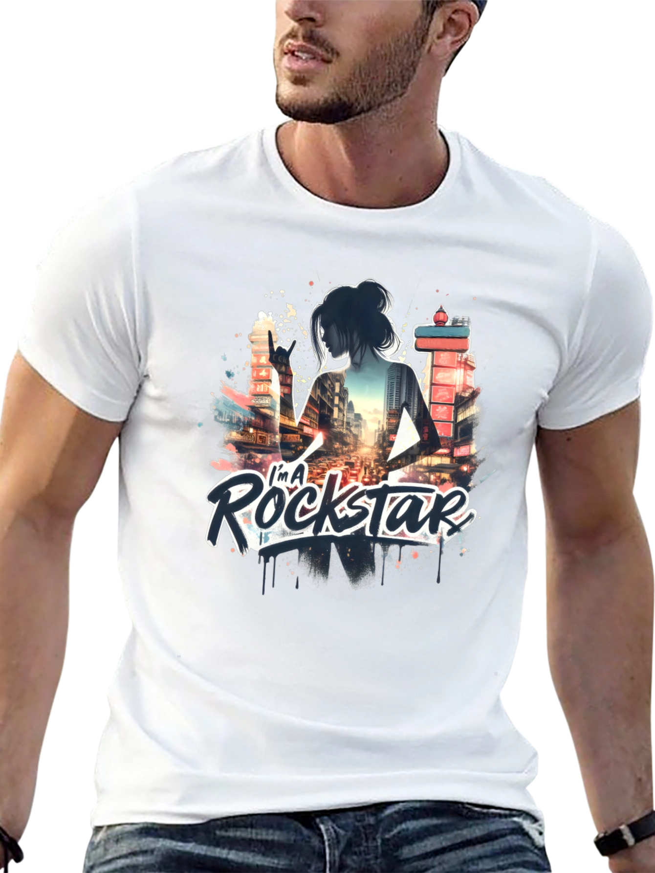 Im a Rockstar Black T-Shirt