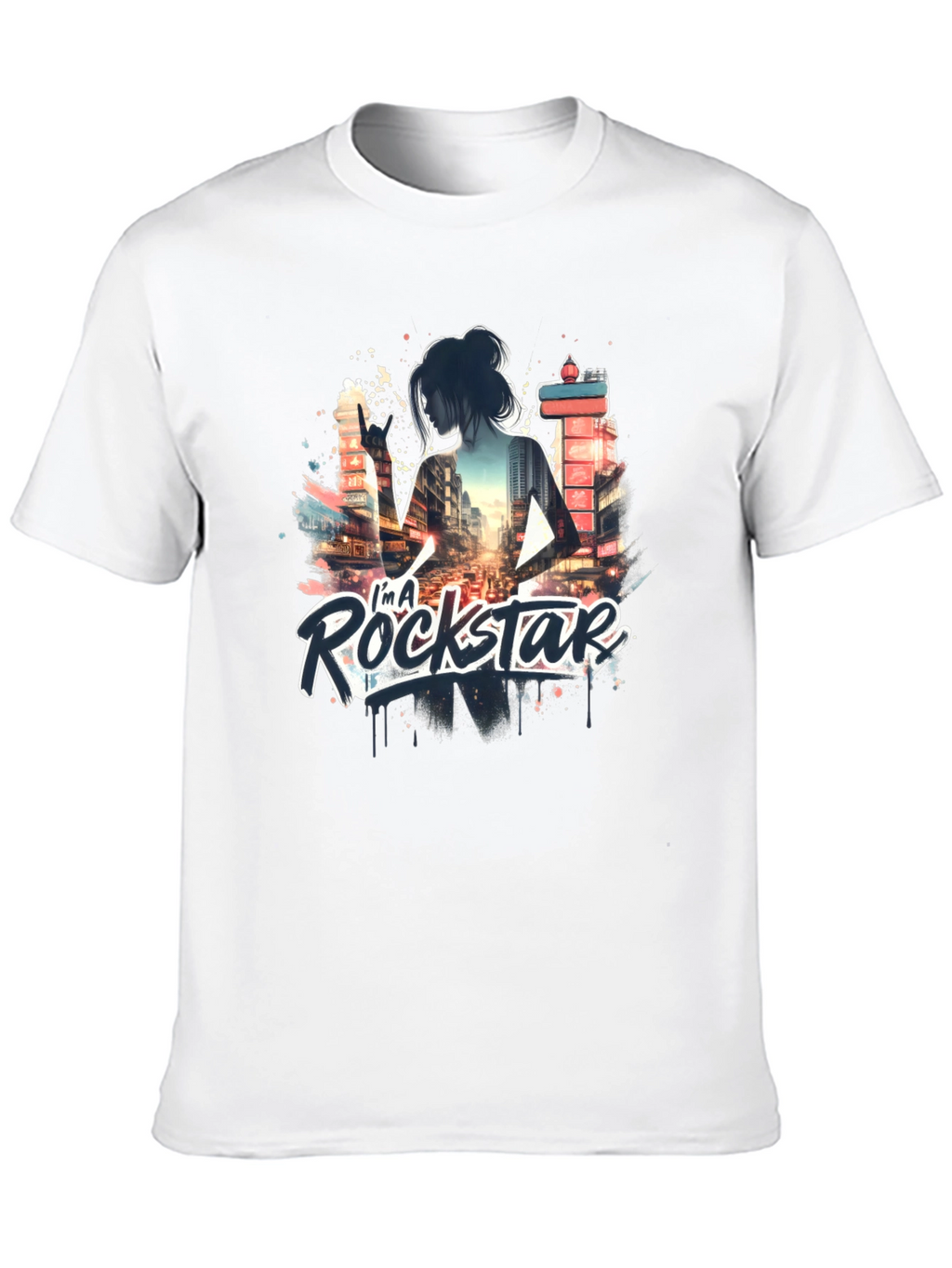 Im a Rockstar Black T-Shirt