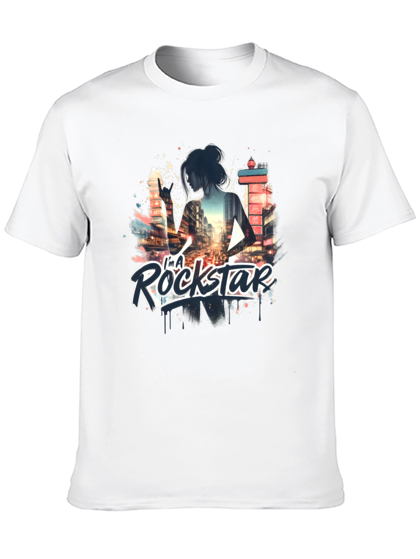 Im a Rockstar Black T-Shirt