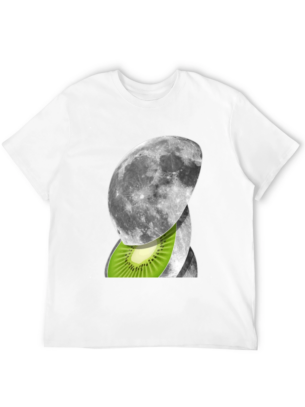 Moon Kiwi Graphic Tee - Unique Design