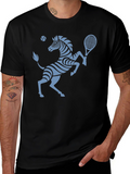 Zebra Tennis T-Shirt - Serve Up Style!