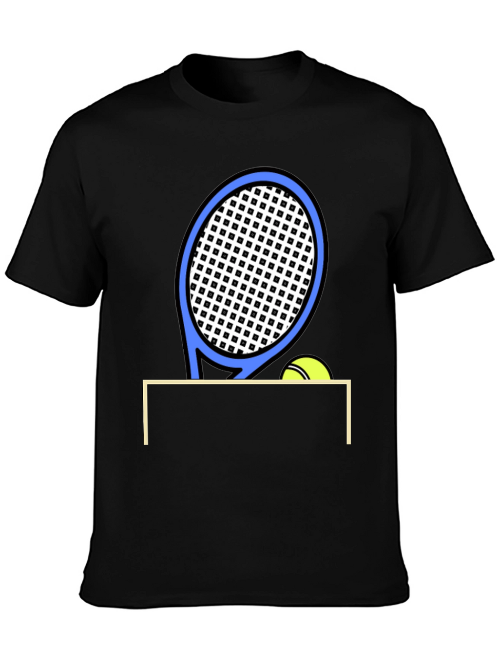 Tennis Racket & Ball Graphic T-Shirt